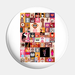 Pop-Art Design vector illustration Pin