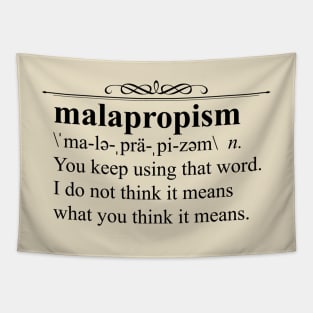 Malapropism Tapestry