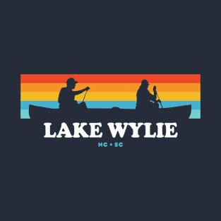 Lake Wylie North Carolina South Carolina Canoe T-Shirt