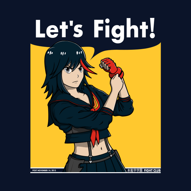 Let's Fight - Ryuko the Fighter by pigboom