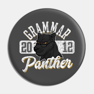 Grammar Panther Pin