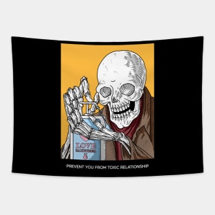 Skull prevent you from toxic relationship Tapestry