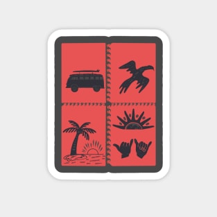 Surf clothing Magnet