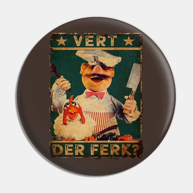 Vintage Vert Der Ferk Pin by Sidomulyostore