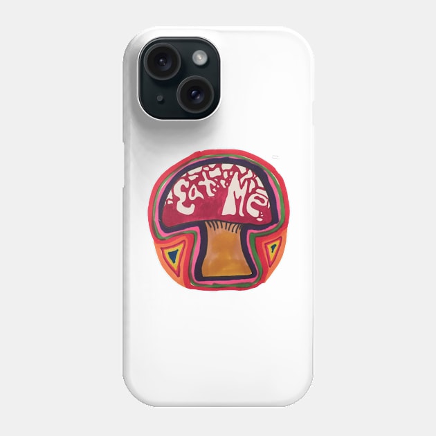 Psychedelic Mushroom Phone Case by Artofmiarussell 