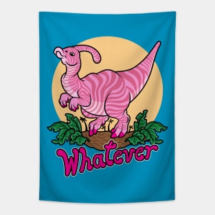 Moody Dinosaur (pink) Tapestry