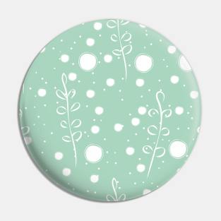 Floral Pattern Pin