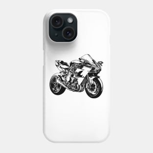 H2R Bike Sketch Art Phone Case
