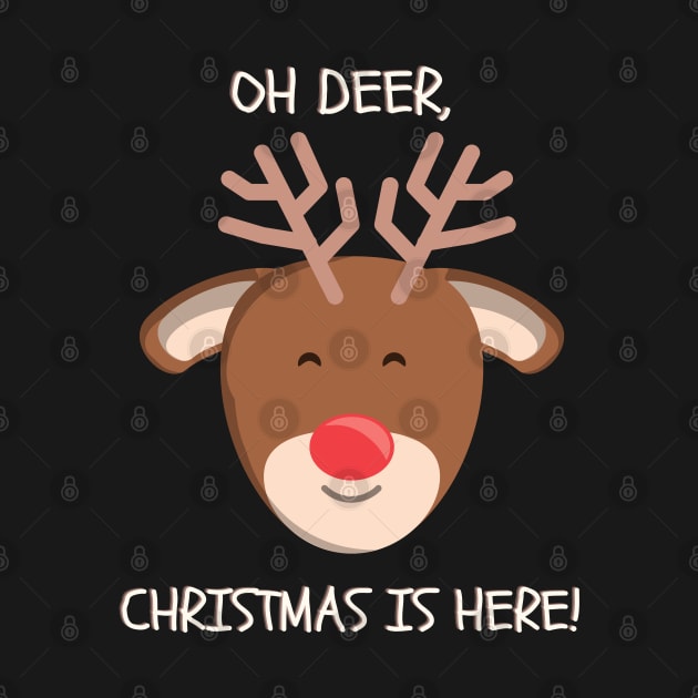 Oh deer, Christmas is here! by Random Prints