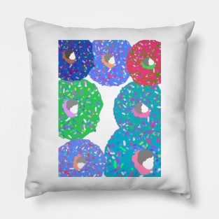 Sweet Donuts Dessert Pillow