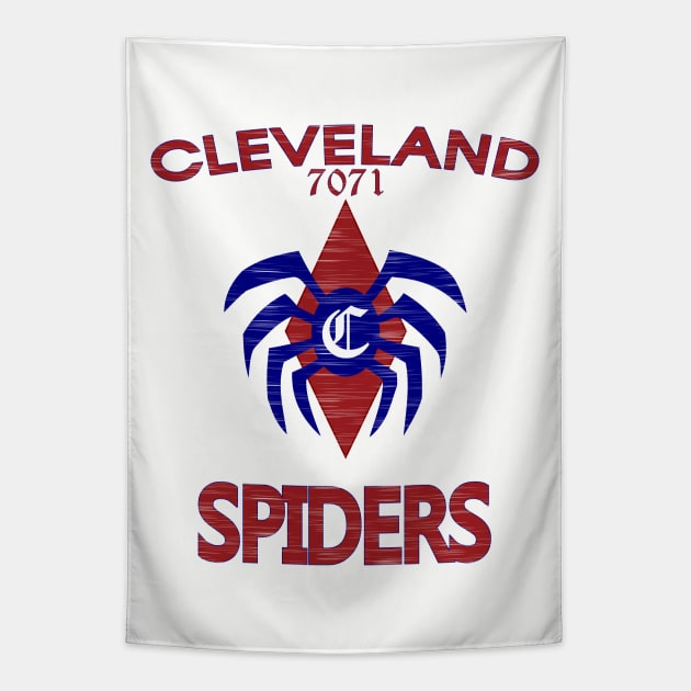 Vintage Cleveland Spiders Tapestry by 7071