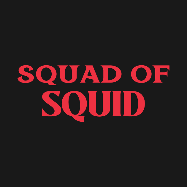 Squad of Squid Collective Animal Fish Nouns by TV Dinners