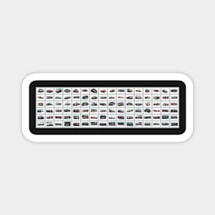 All Ferrari F1 1950-2016 Magnet