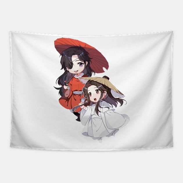 Chibi Hua Cheng dan Xie Lian Tapestry by Inspire Gift