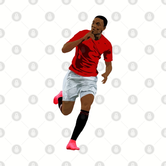 Anthony Martial Illustration by TheUnitedPage