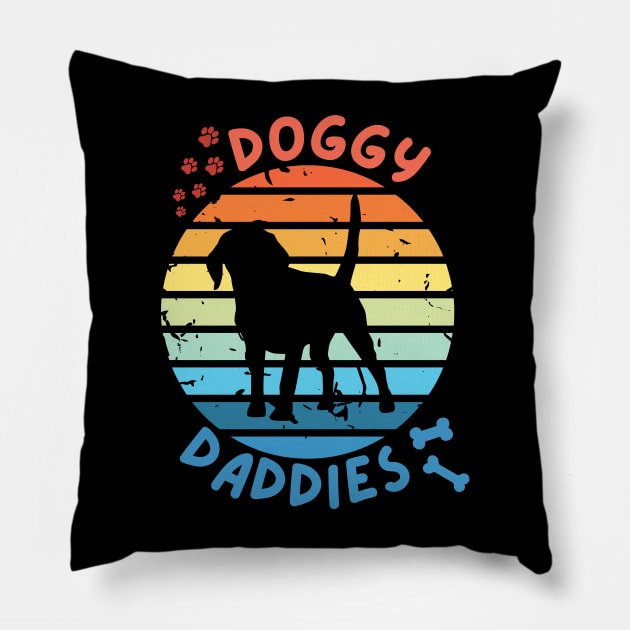 Doggy Daddies - Rainbow Pride Dog Lover Pillow by Prideopenspaces