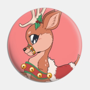 Holiday Reindeer Pin