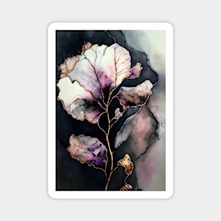 Rosy Ripple - Resin Art Magnet