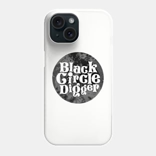 Black Circle Digger Phone Case