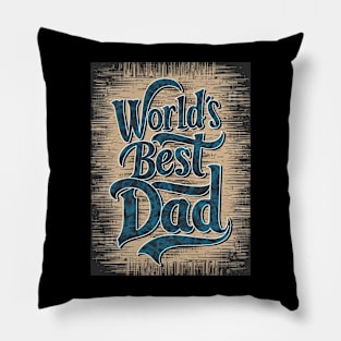 World's Best Dad Pillow