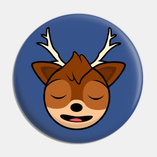 Relaxing Reindeer Ecstatica Pin