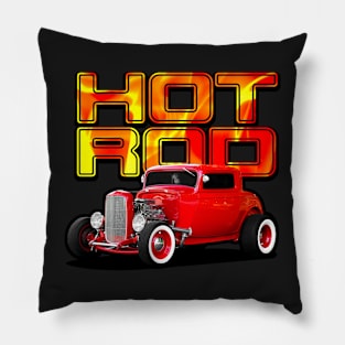 Auto Series Hot Rod Fire Pillow