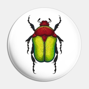 Flower beetle Pin