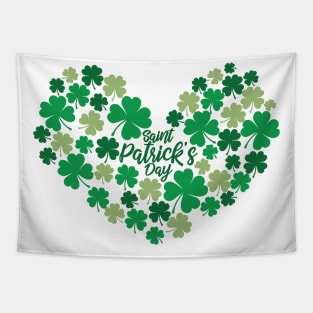 Saint Patricks day heart Tapestry