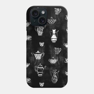 Black and White Tea Party Phone Case