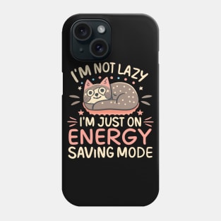 Energy Savings Mode Cat! Phone Case