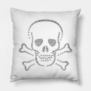 Skull and Crossbones Pillow