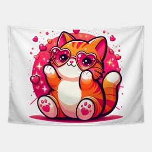 Love Paws: Valentine's Day Edition Tapestry