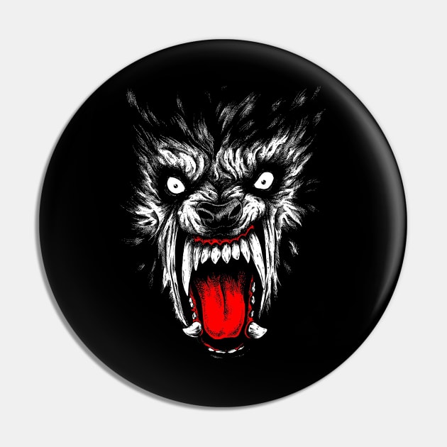 American Werewolf in London Werewolf Horror Pin by WikiDikoShop