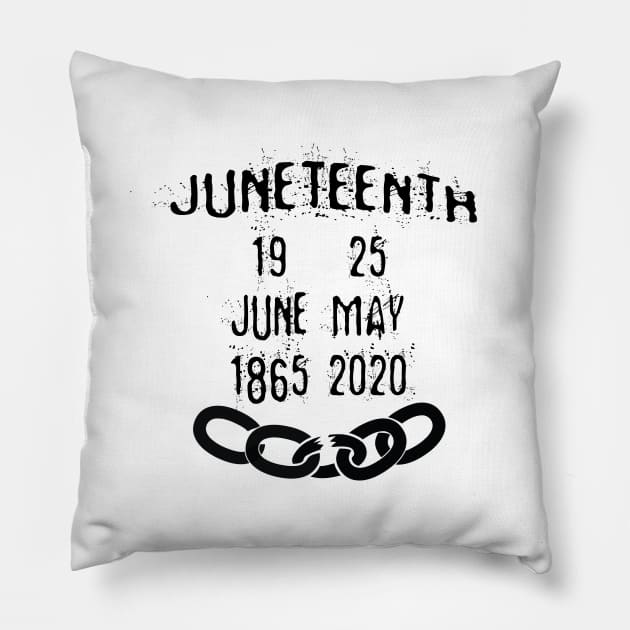 Juneteenth 19 June 1865 Pillow by GloriaArts⭐⭐⭐⭐⭐