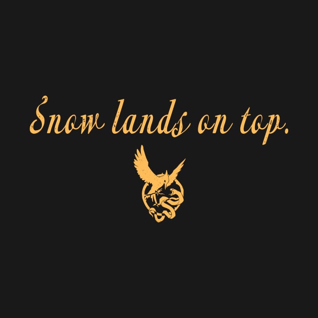 Discover Snow lands on top - The Ballad Of Songbirds And Snakes - T-Shirt