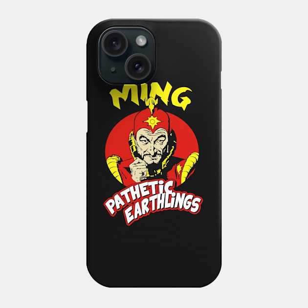 Flash Gordon Ming // Pathetic Earthlings Phone Case by Niko Neon