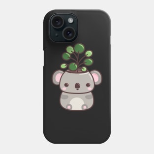 Koala Planter with Pancake Plant Phone Case