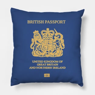 British passport 2020 Pillow