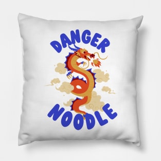 danger noodle dragon Pillow