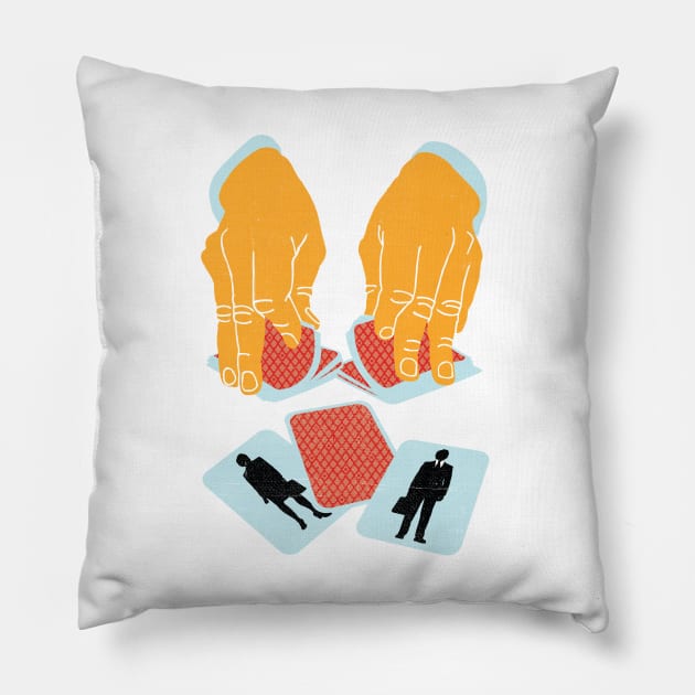 Shuffle Pillow by Neil Webb | Illustrator