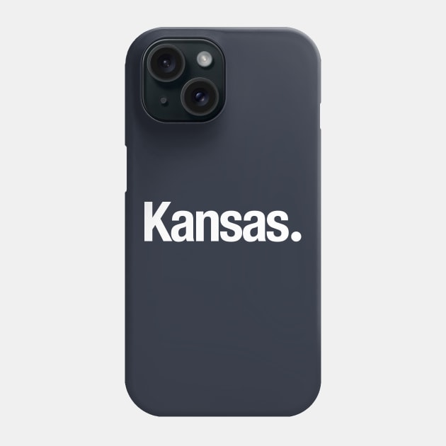 Kansas. Phone Case by TheAllGoodCompany