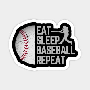 Eat Sleep Baseball Repeat Magnet