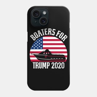 Deck Boat Boaters For Trump 2020 Graphic Art Phone Case