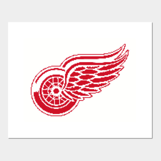 Detroit Red Wings 8 Bit Detroit Red Wings Posters And Art Prints Teepublic