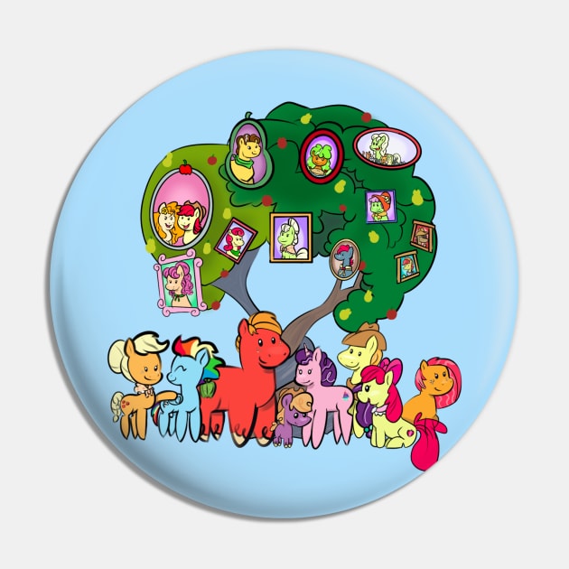 The Apple Family Pin by AmyNewBlue