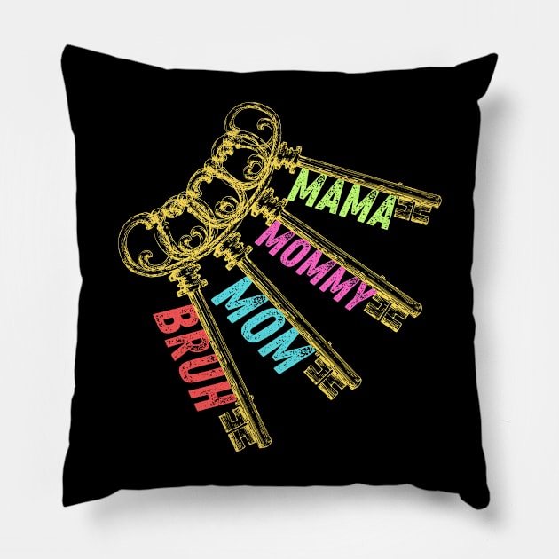 Mama Mommy Mom Bruh. Mother's day. Pillow by AstronomDesign
