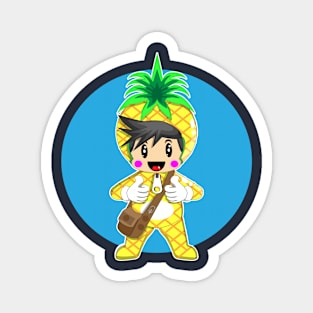 pineapple cartoon Magnet