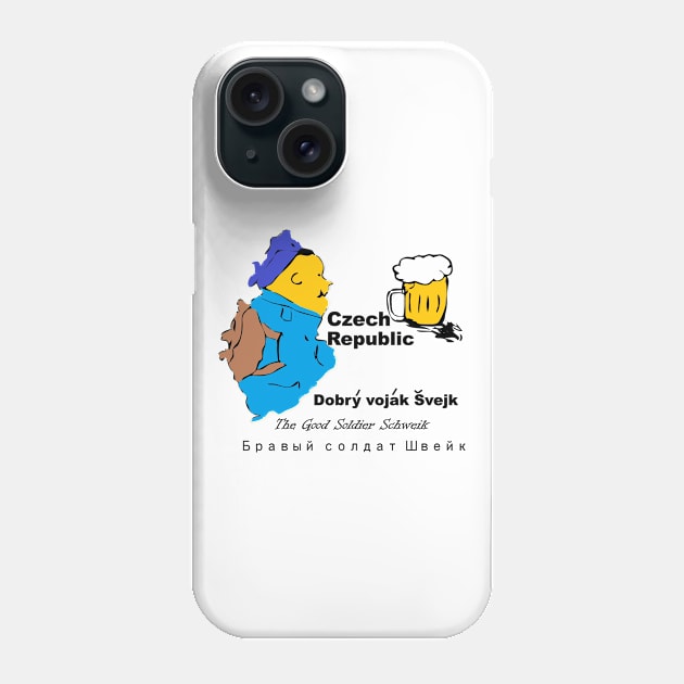 A funny map of Czech Republic. Phone Case by percivalrussell