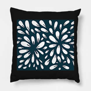 blossom (blue) Pillow