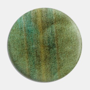 Green Retro Canvas Texture Pin